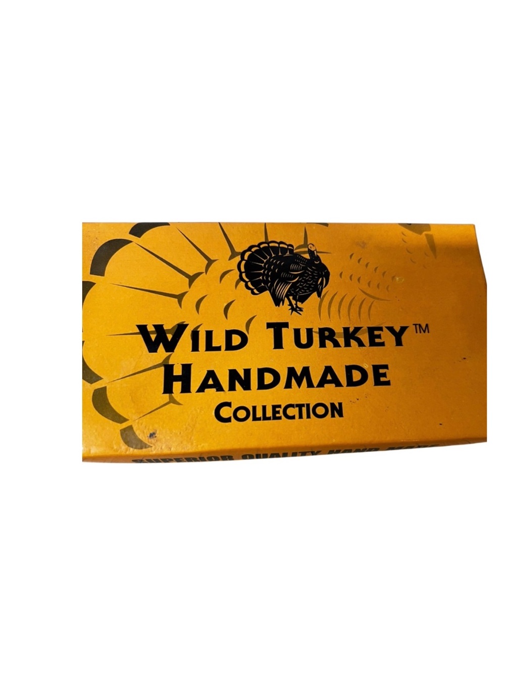 Wild Turkey Hand Made Collection Vintage Display Set w Box Bourbon Collectible
